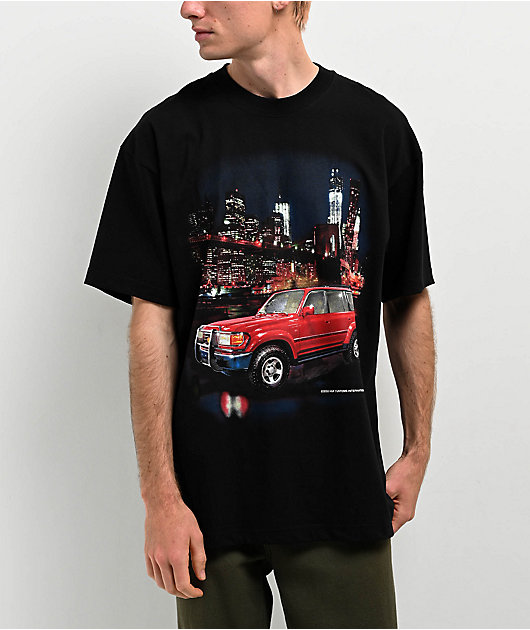 HUF x Toyota Big Papa J8 Black T-Shirt | Zumiez