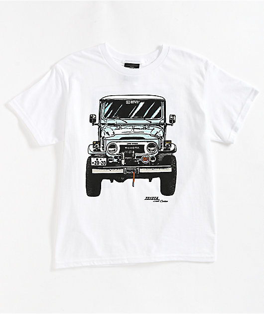 HUF Kids x Toyota Land Cruiser Sixties White T-Shirt | Zumiez