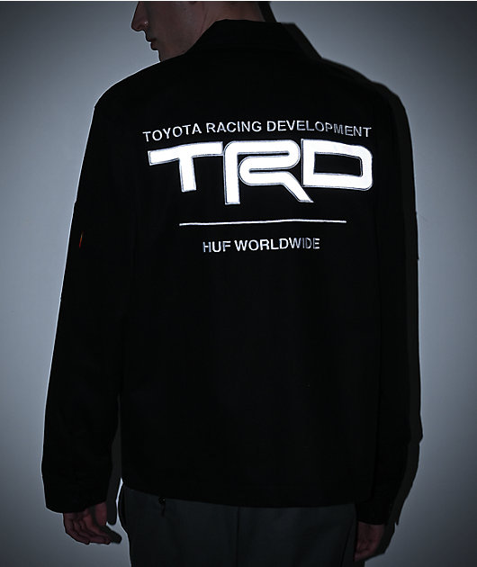 HUF x Toyota Racing Development Black Work Jacket | Zumiez