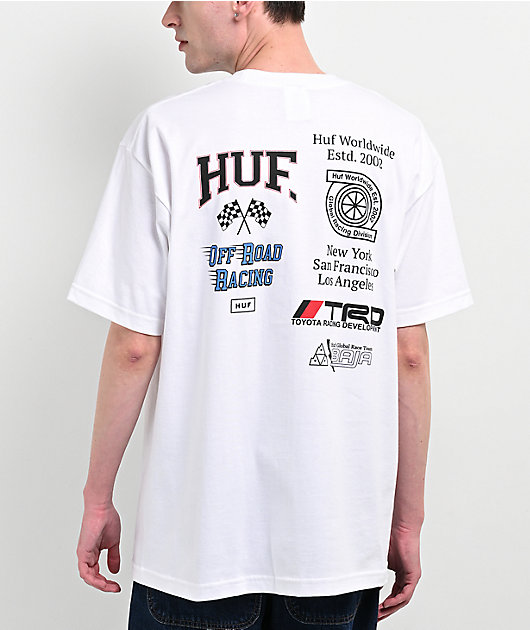 HUF x Toyota Racing Development Racing White T-Shirt | Zumiez