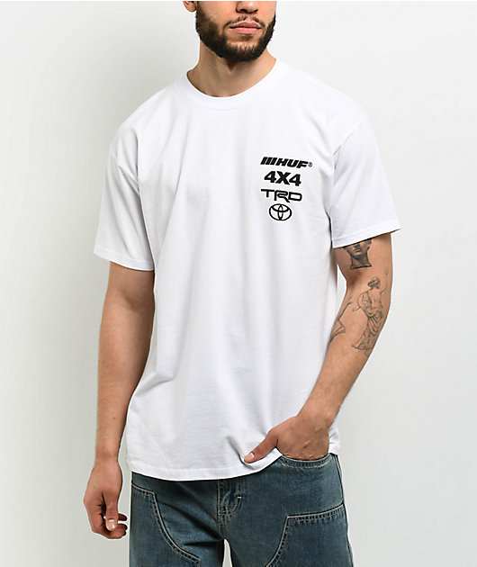 HUF x Toyota TRD Long Travel White T-Shirt