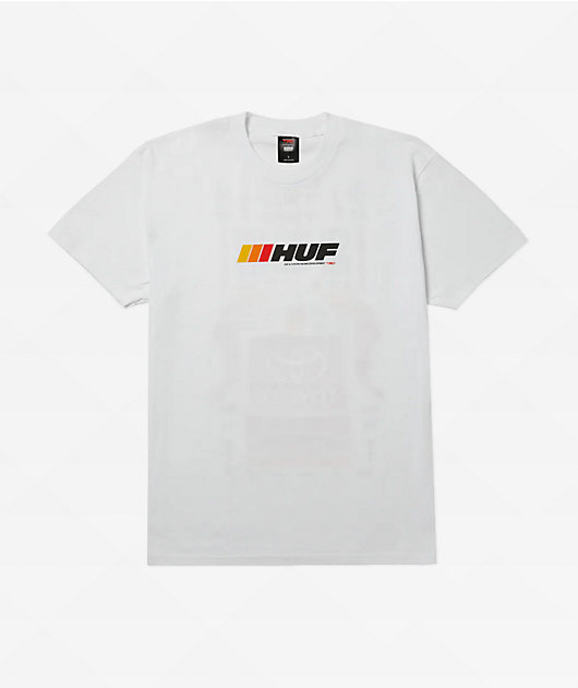 HUF x Toyota TRD Stickered White T-Shirt