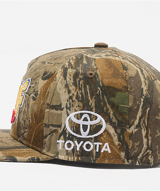 HUF x Toyota TRD Woodsman Camo Snapback Hat Zumiez