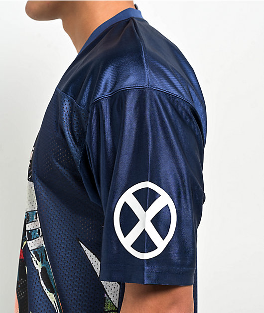 HUF x X-Men Psylocke Navy Blue Football Jersey