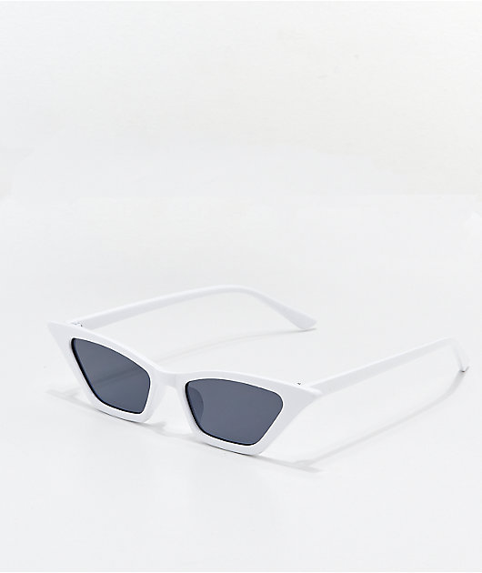 Hale White Sunglasses