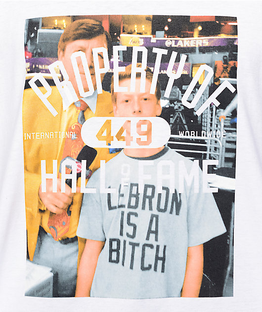Hall Of Fame Property Of Sager White T-Shirt