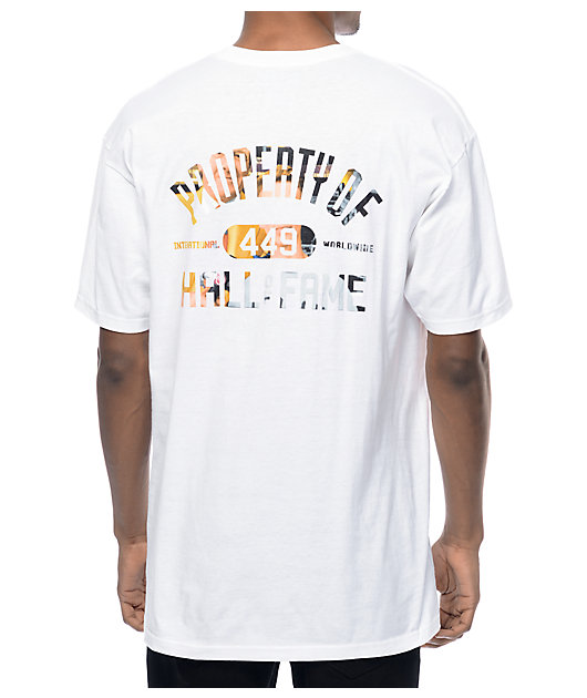 Hall Of Fame Property Of Sager White T-Shirt