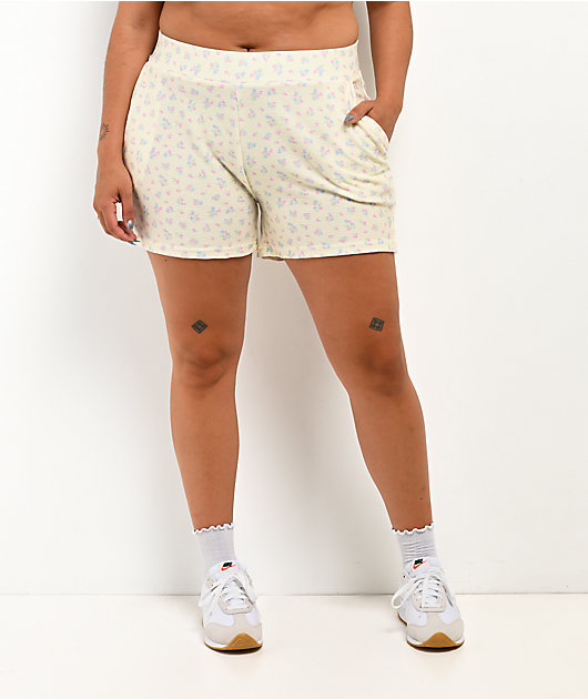Happy Camp3r Cloud Sweetheart Yellow Lounge Shorts
