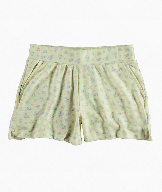 Happy Camp3r Cloud Sweetheart Yellow Lounge Shorts