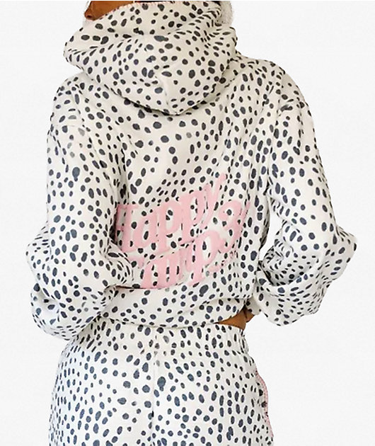 Happy Camp3r Dalmatian Darling White Hoodie