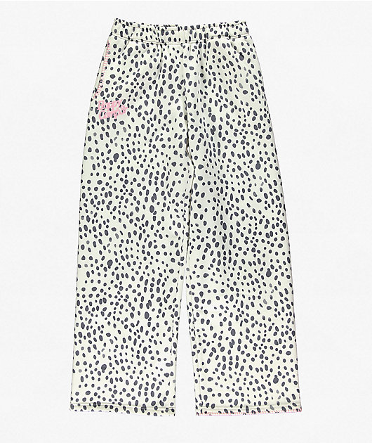 Happy Camp3r Dalmatian Darling White Sweatpants