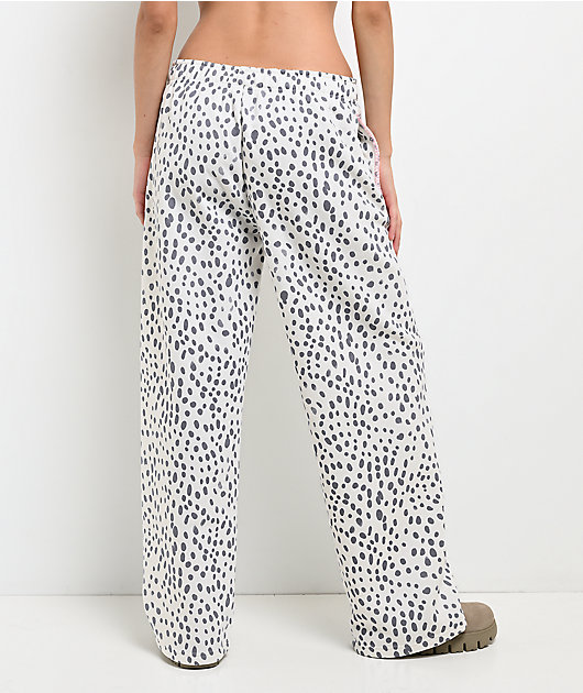 Happy Camp3r Dalmatian Darling White Sweatpants