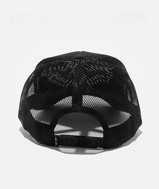 Happy Caps Nothing Is Wrong Black Trucker Hat