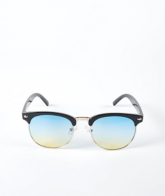 Happy Hour G2 Black & Ocean Fade Sunglasses