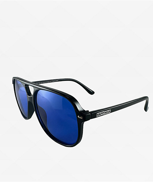 Happy Hour The Dukes Bruisers Black & Blue Sunglasses