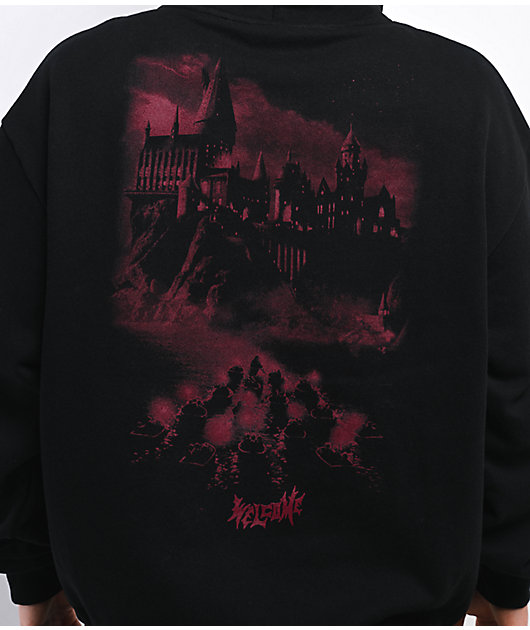 Harry Potter x Welcome Arrival Black Hoodie