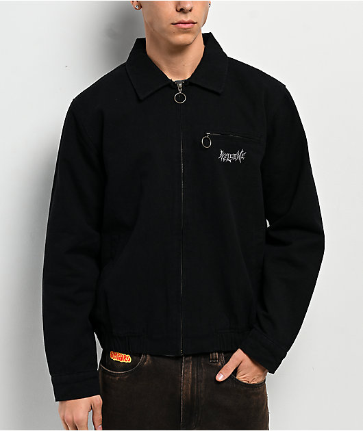 Harry Potter x Welcome Morsmordre Black Canvas Jacket | Zumiez