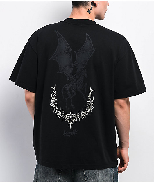 ミュージシャン HARRY POTTER X WELCOME Harry Potter x Welcome Thestral Black T-Shirt | Zumiez