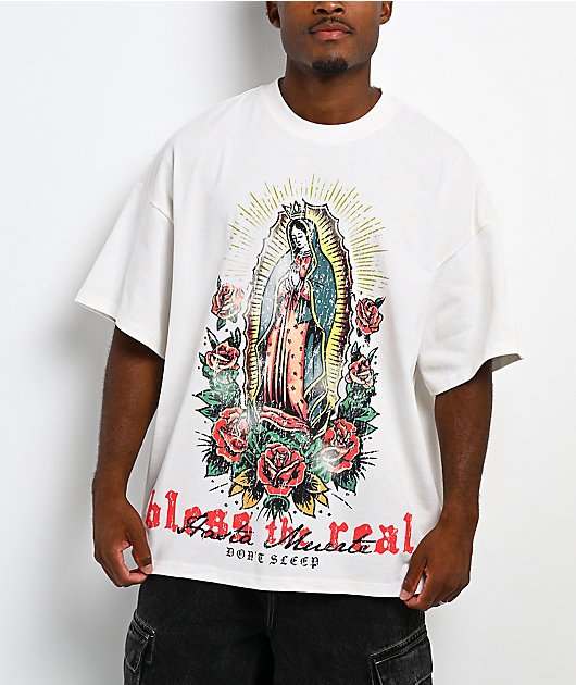 Hasta Muerte Bless The Real White T-Shirt