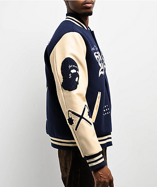 Navy and cream jacket hotsell