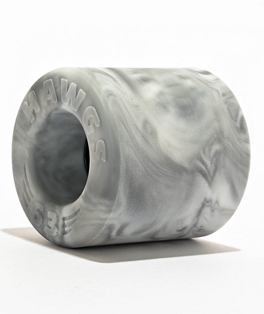 Hawgs Doozies 63mm 78a Grey & White Swirl Cruiser Skateboard Wheels