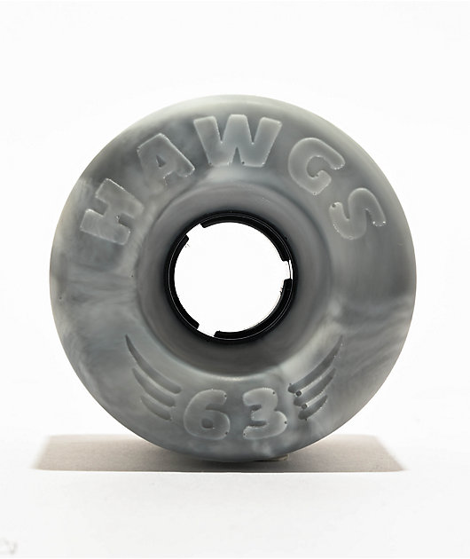 Hawgs Doozies 63mm 78a Grey & White Swirl Cruiser Skateboard