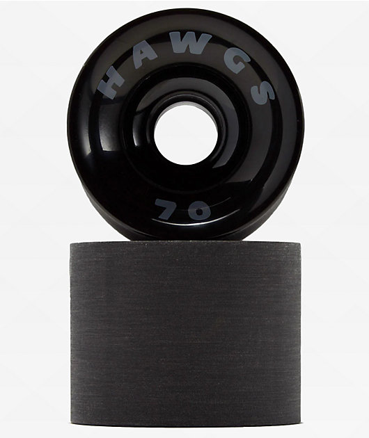 Hawgs Supreme 70mm 78a Black Cruiser Skateboard Wheels