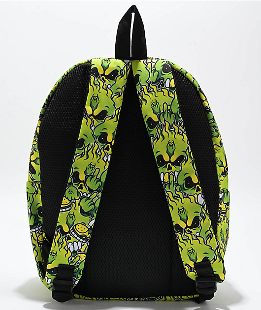Hazheart All Over Hazzy Green Backpack