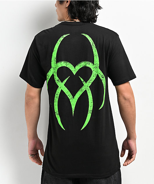 Hazheart American Scumbag Logo Black T-Shirt | Zumiez