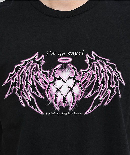 Hazheart Angel Black T-Shirt | Zumiez