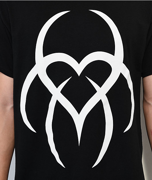 Hazheart Logo Black T-Shirt