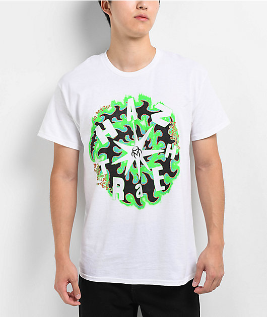 Hazheart Swirl White T-Shirt