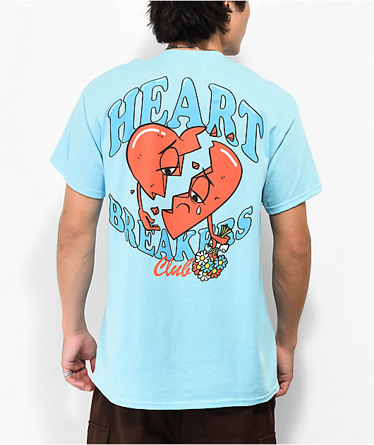 HEARTBREAKERS Tシャツ Heartbreakers Club Crush Blue T-Shirt | Zumiez