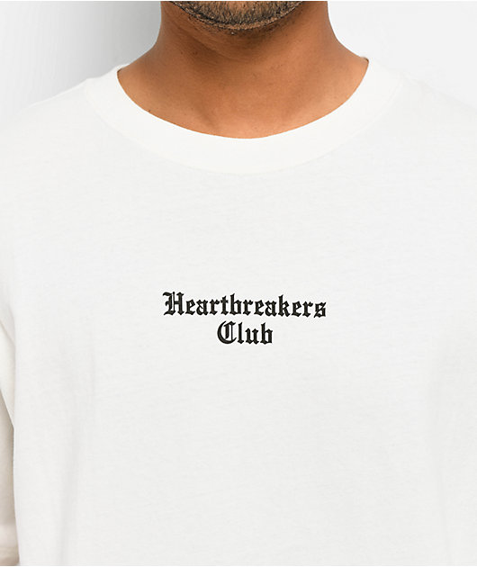 Heartbreakers Club Fallen White Heavyweight T-Shirt | Zumiez