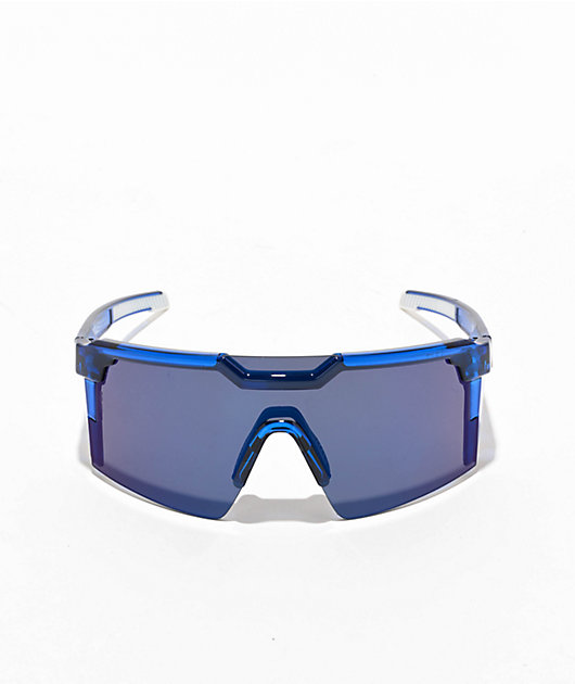 Heat Wave Future Tech Z87+ Translucent Blue Sunglasses
