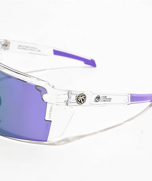 ☁️☀️ Speedster Pink & White Wrap Sunglasses | Zumiez