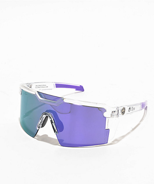 Heat Wave Future Tech Z87 Clear & Ultraviolet Sunglasses | Zumiez