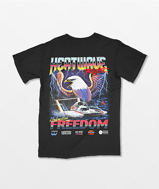 Heat Wave Unlimited Freedom Black T-Shirt