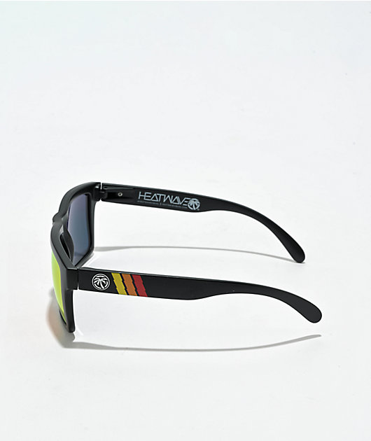 Heat Wave Vise Turbo Classic Matte Black & Sunblast Sunglasses