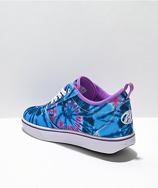 Heelys Pro 20 Blue & Purple Tie Dye Shoes | Zumiez