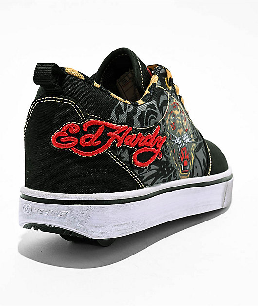 Heelys x Ed Hardy Kids Pro 20 Black Shoes