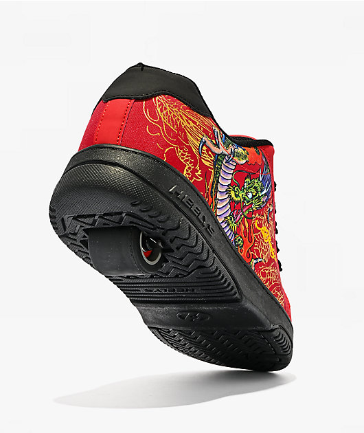 Heelys x Ed Hardy Kolect Dragon Red Shoes