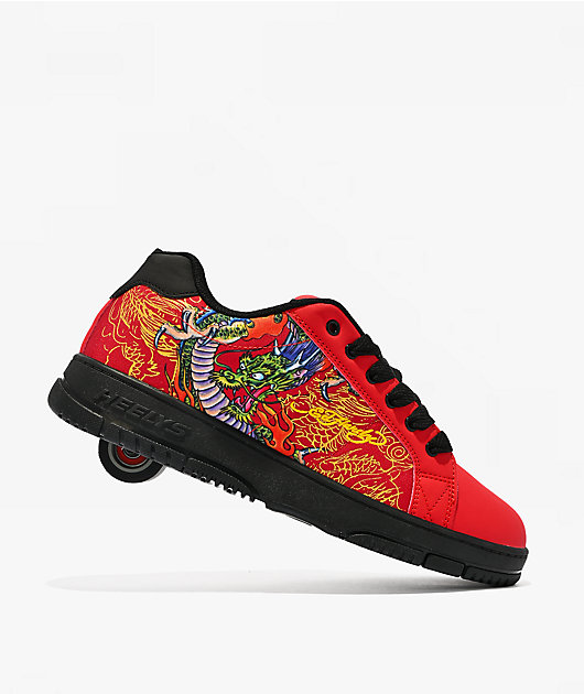 Heelys x Ed Hardy Kolect Dragon Red Shoes