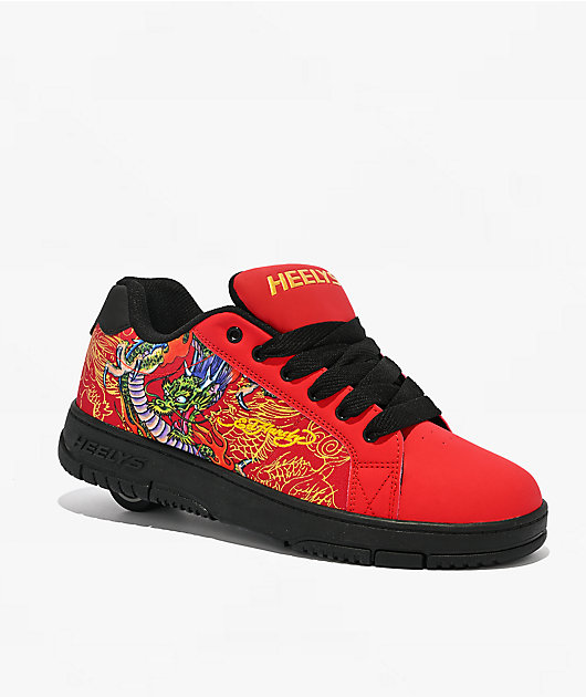 Heelys x Ed Hardy Kolect Dragon Red Shoes