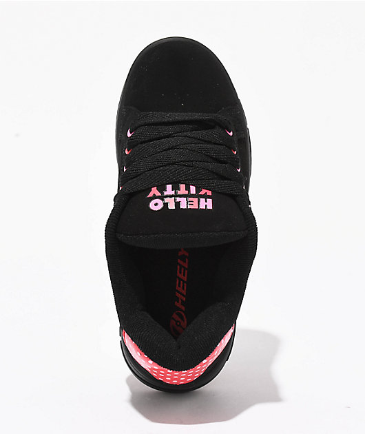 Heelys x Hello Kitty Kids Kolect Black & Pink Shoes