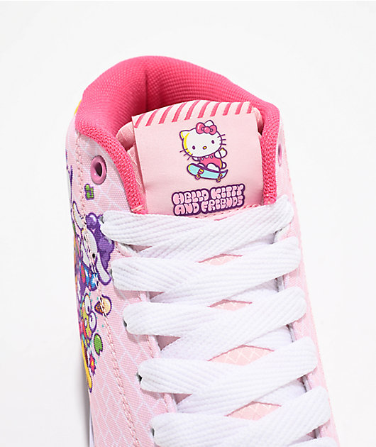 Heelys x Hello Kitty Kids Pro Midigi Pink & White Shoes | Zumiez