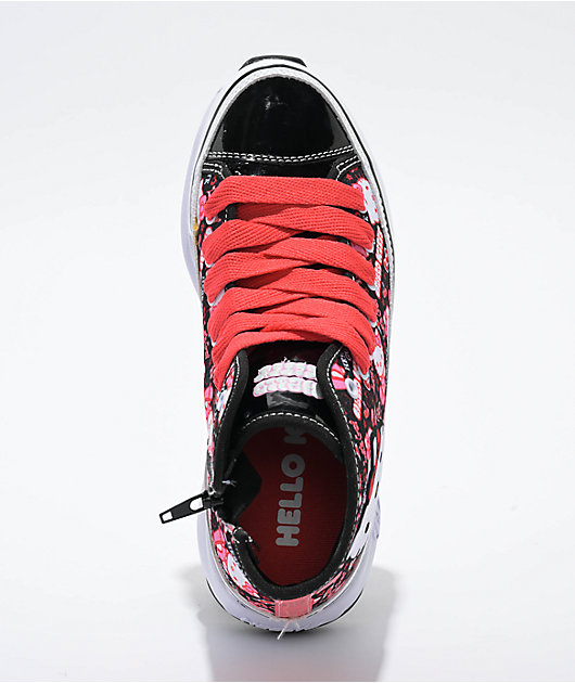 Heelys x Hello Kitty Veloz Chi Black & Pink Shoes | Zumiez