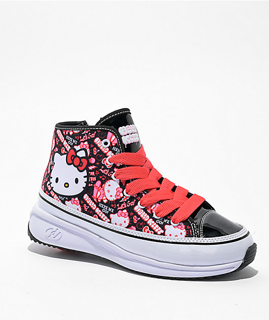Heelys x Hello Kitty Veloz Chi Black & Pink Shoes | Zumiez