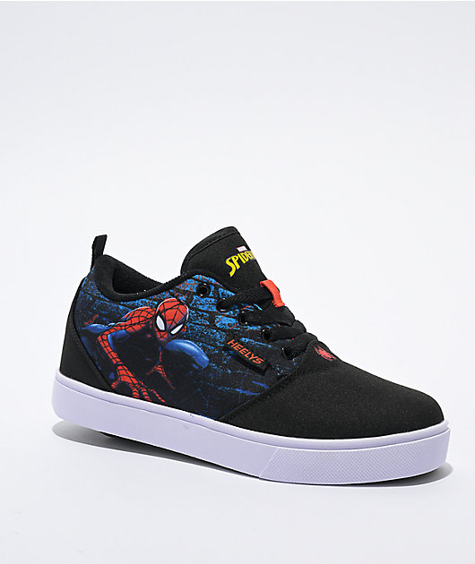 Heelys x Marvel Spider-Man Kids Pro 20 Black Shoes