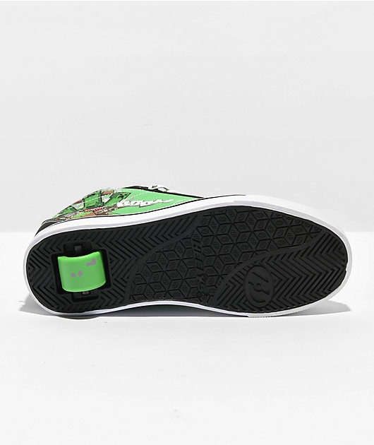 Heelys x Minecraft Bam! Racer Mid 20 Green & Black Shoes